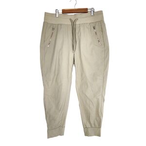 Athleta Trekkie North Jogger Capri Crop Pants Zip Pockets 12